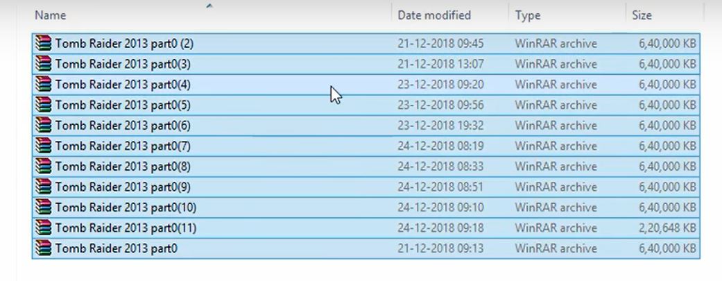 Fix Next Volume Required in WinRAR 